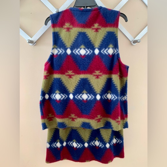 Styles To Go Southwest Vest and Skirt Set M - Picture 4 of 8